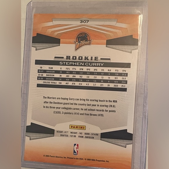 Steph Curry rookie card - Picture 2 of 2
